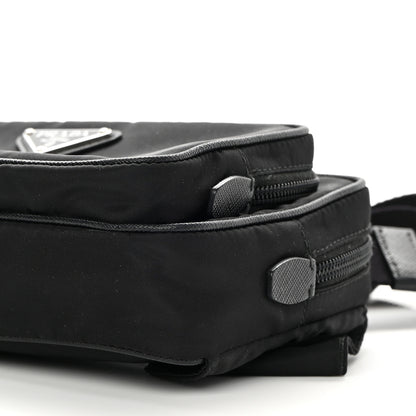Prada Tessuto Nylon Saffiano Belt Bag Black 11 of 13