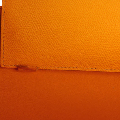 Celine Grained Calfskin Medium Horizontal Cabas Phantom Saffron 8 of 8