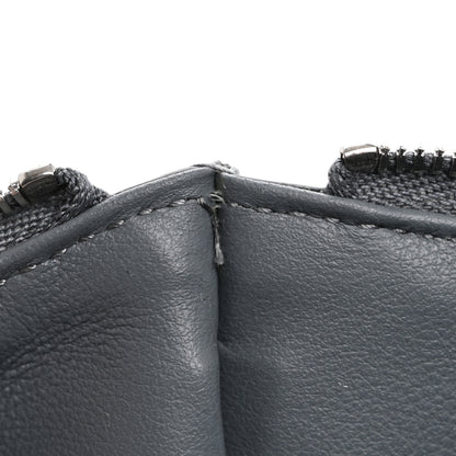 Bottega Veneta Debossed Calfskin Mens Bill Pouch Thunder 7 of 8