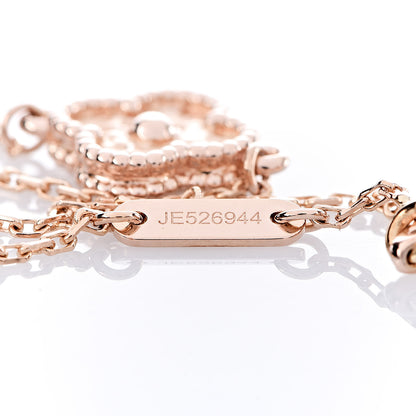 Van Cleef & Arpels 18K Rose Gold Sweet Alhambra Bracelet 5 of 7