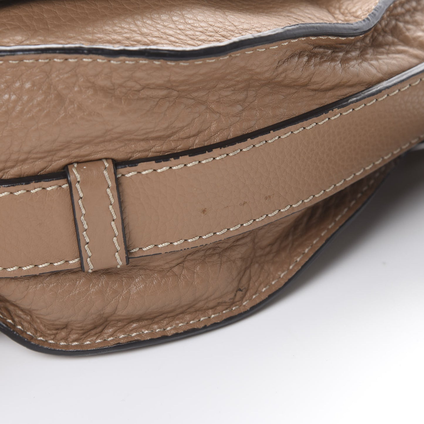 Calfskin Medium Marcie Round Crossbody Bag Nut