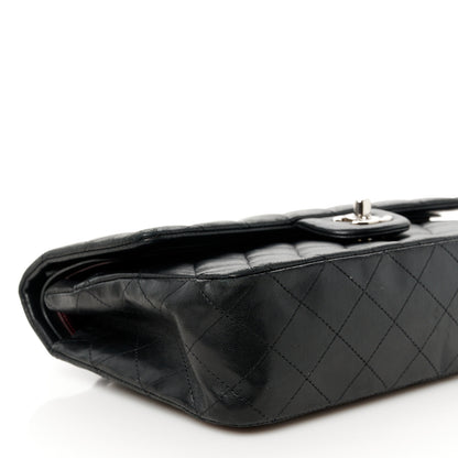 Chanel Lambskin Quilted Medium Double Flap Black 10 of 11