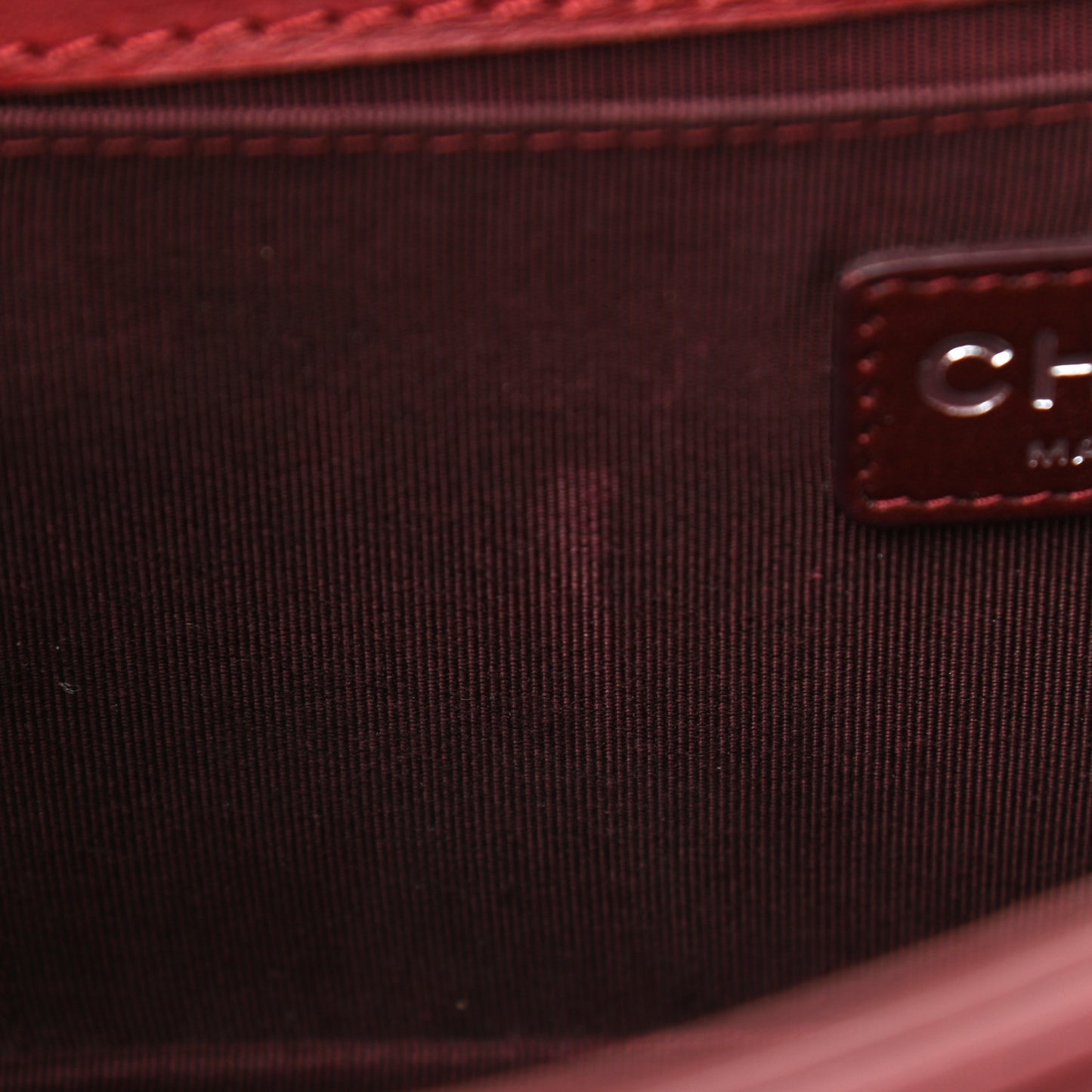 Calfskin Medium Boy Reverso Flap Burgundy