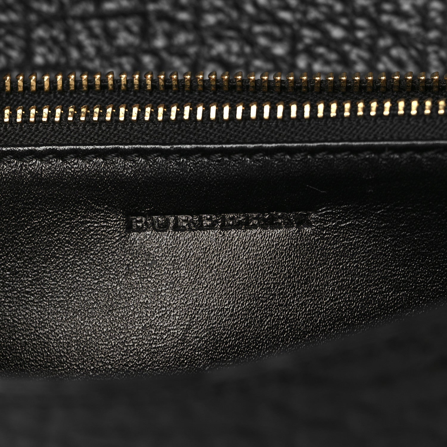 Burberry Signature Grain Small Madison Chain Clutch Black 6 of 6