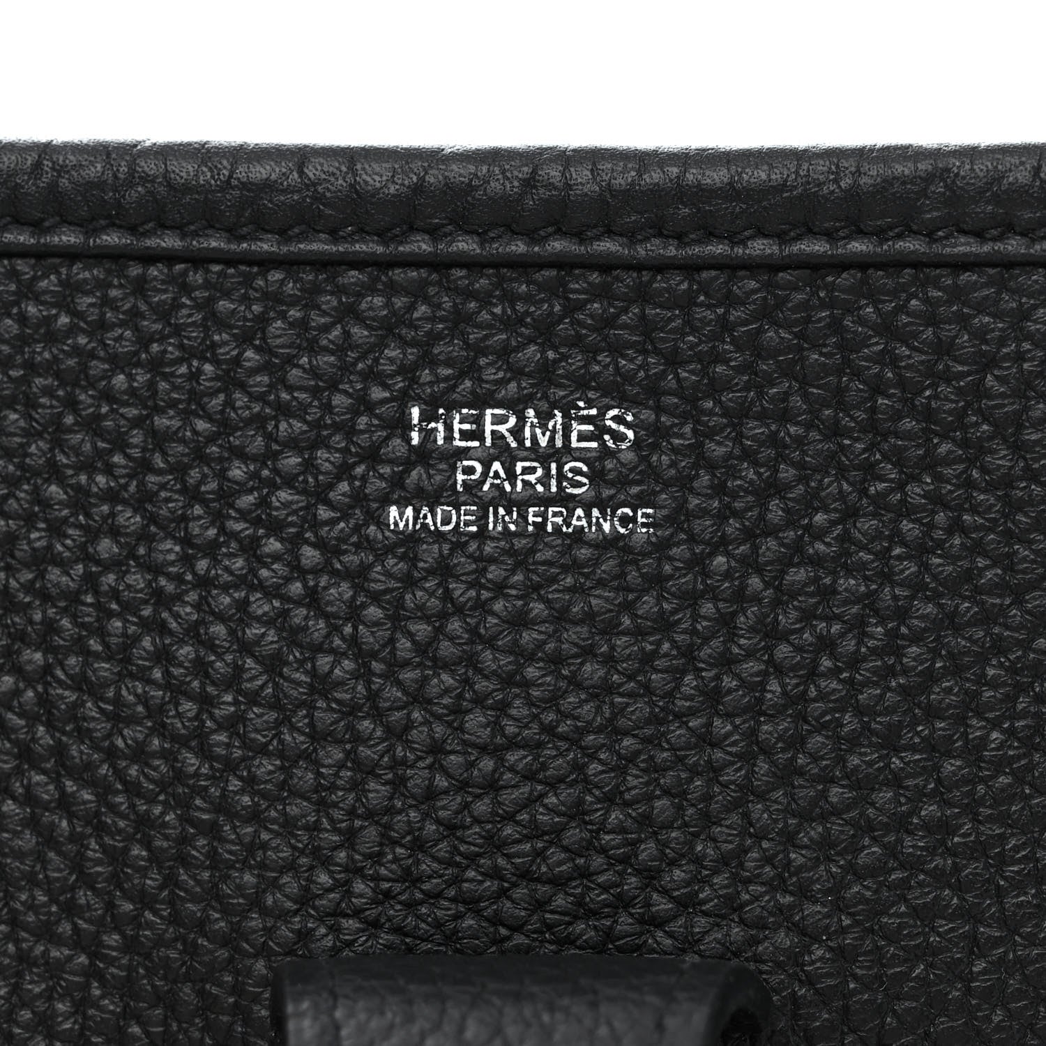 Hermes Taurillon Clemence Evelyne III GM Black 6 of 11