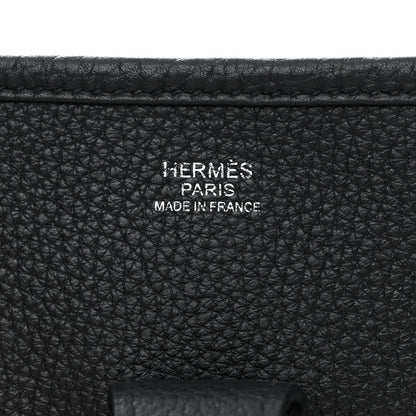 Hermes Taurillon Clemence Evelyne III GM Black 6 of 11