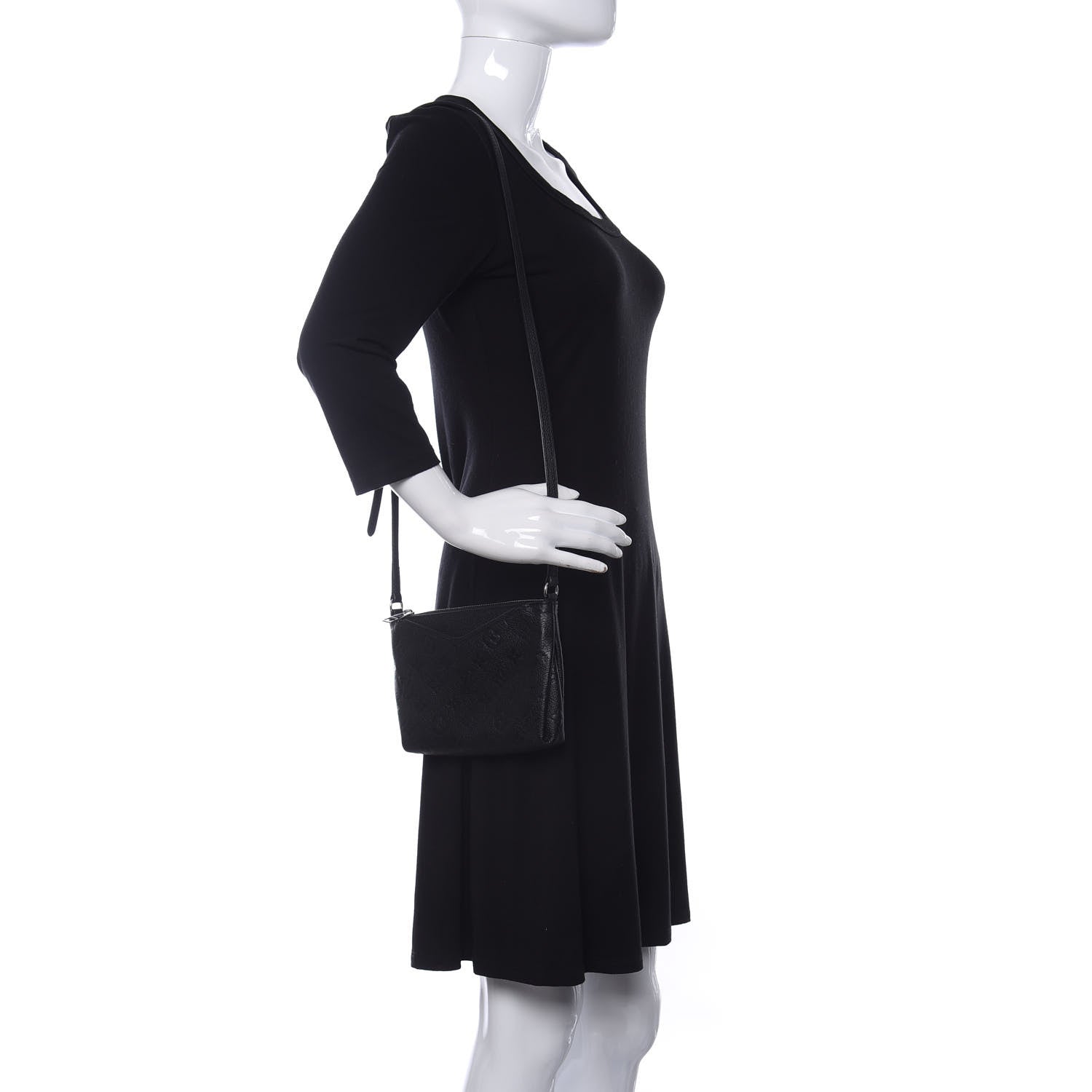 Louis Vuitton Empreinte Pallas Crossbody Black 2 of 10