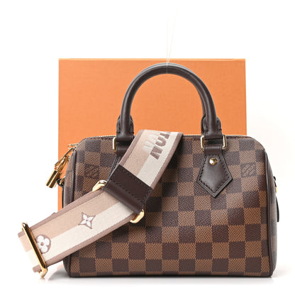 Louis Vuitton Damier Ebene Speedy Bandouliere 20 9 of 9