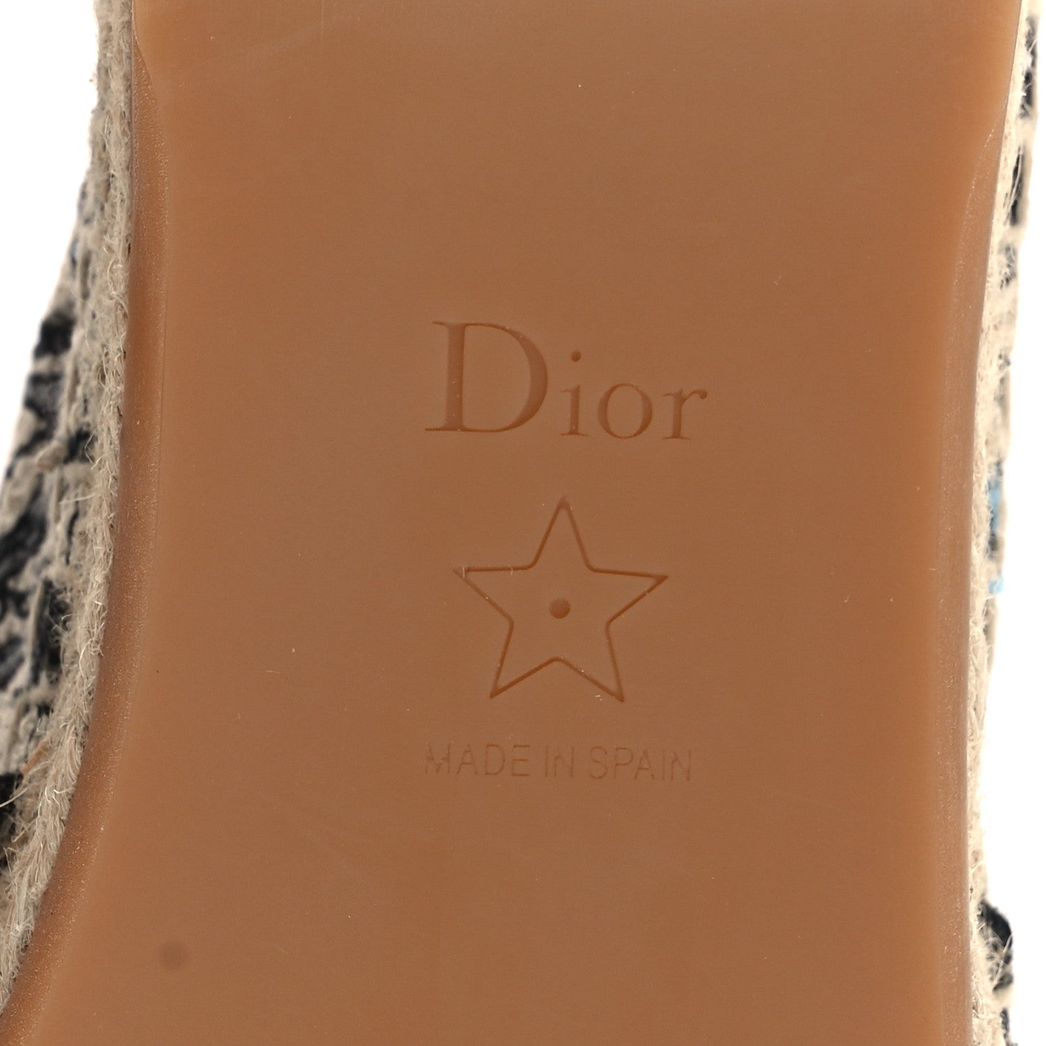 Christian Dior Canvas Mille Fleurs Embroidered Granville Espadrille 36.5 Multicolor 8 of 10