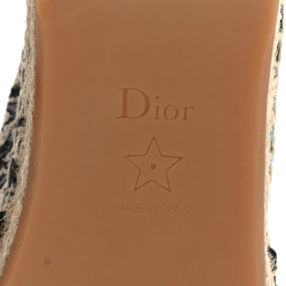 Christian Dior Canvas Mille Fleurs Embroidered Granville Espadrille 36.5 Multicolor 8 of 10