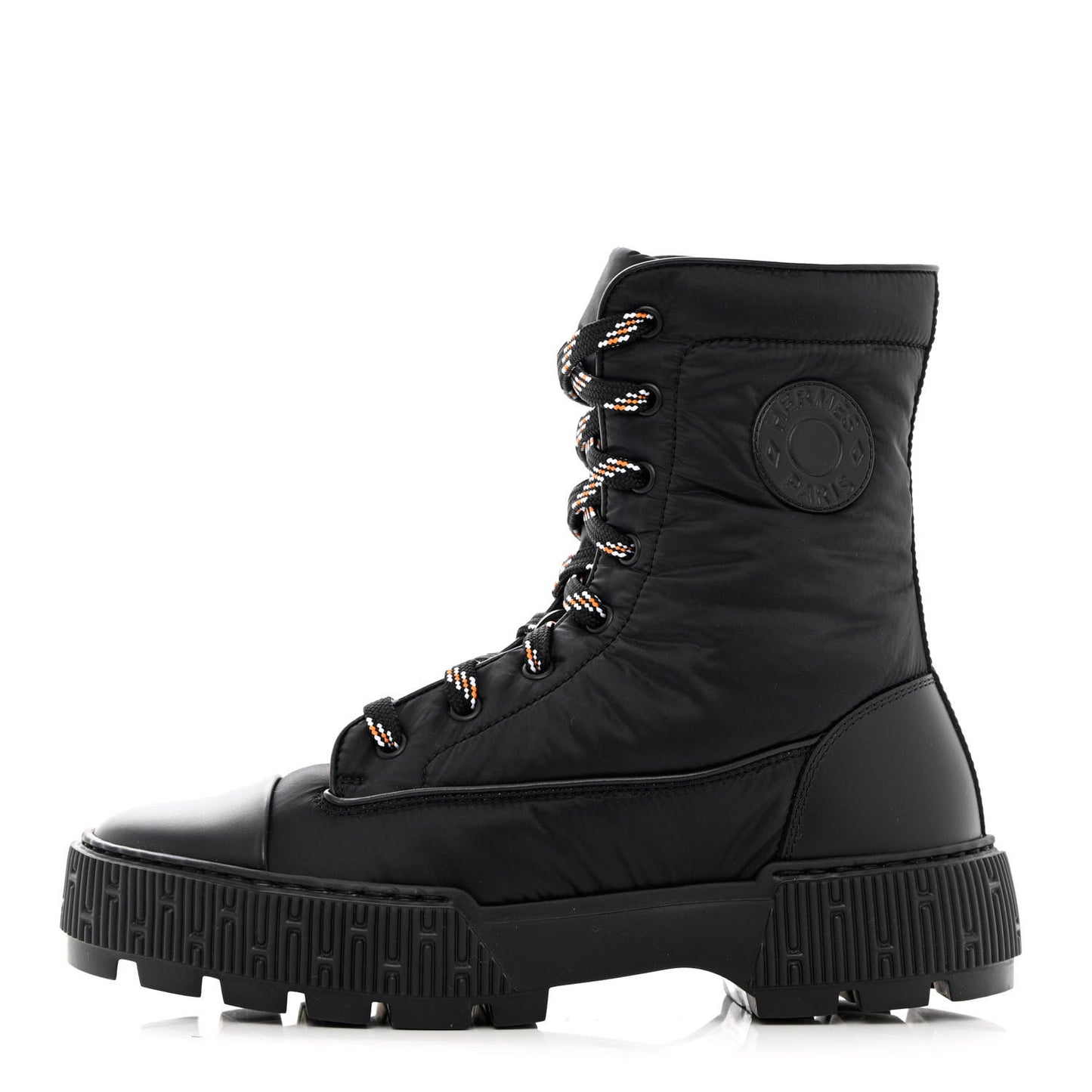 Calfskin Parachute Fresh Ankle Boots 38 Black