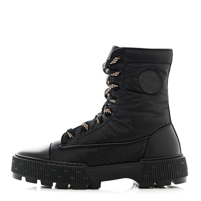 Hermes Calfskin Parachute Fresh Ankle Boots 38 Black 1 of 11