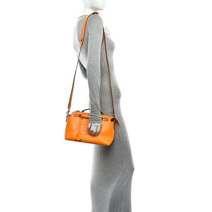 Fendi Vitello King Logo Embossed Medium By The Way Boston Bag Clementine 2 of 10