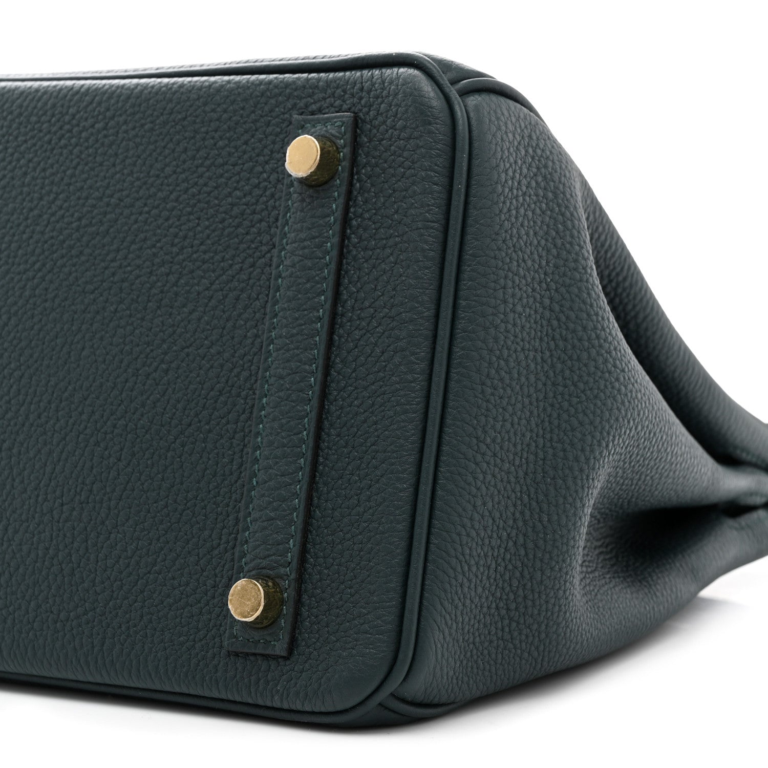 Hermes Togo Matte Alligator Birkin Touch 30 Vert Cypress 10 of 14