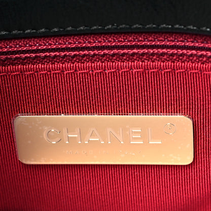 Chanel Shiny Goatskin Quilted Medium Chanel 19 Flap Black 6 of 11
