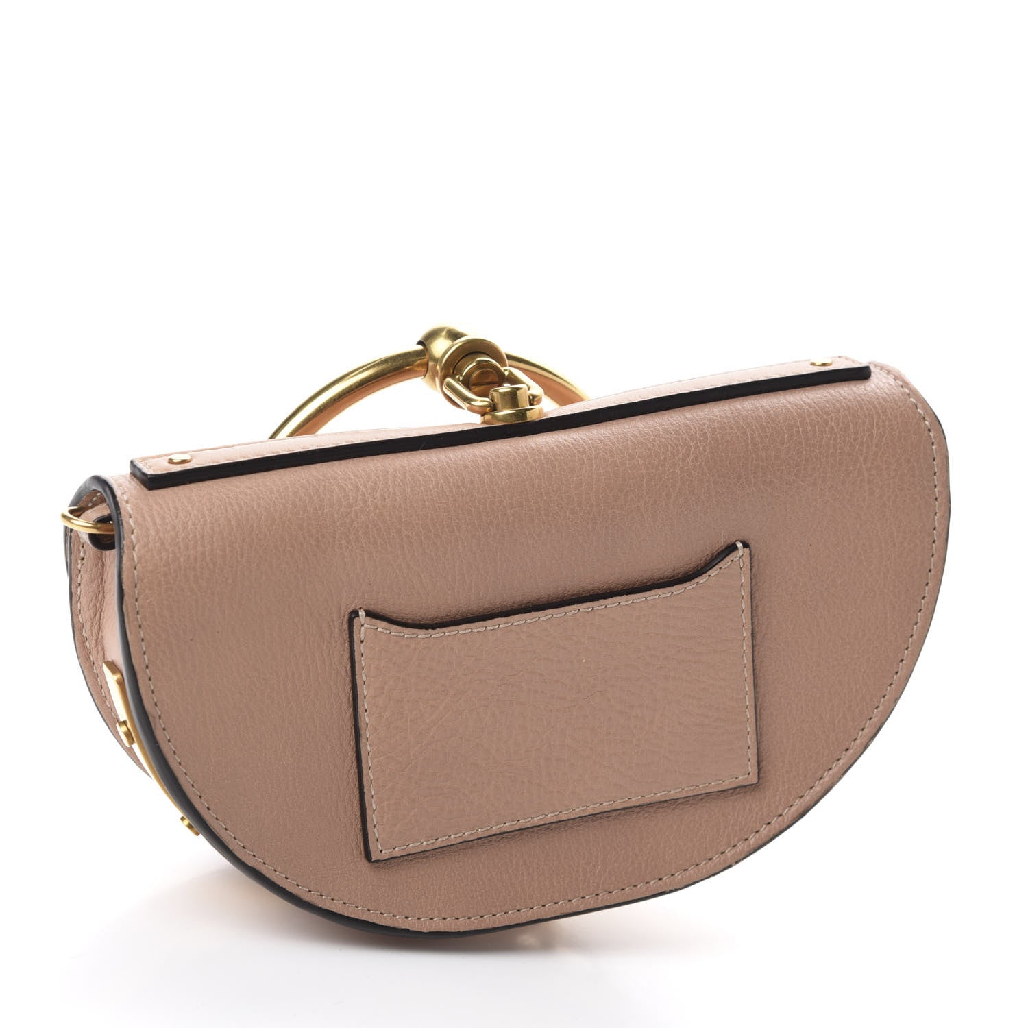 Chloe Calfskin Small Nile Bracelet Minaudiere Bag Biscotti Beige 3 of 11