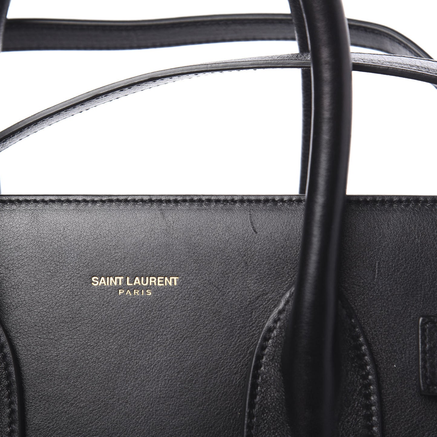 Calfskin Small Sac De Jour Black