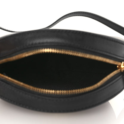 Versace Calfskin La Medusa Round Camera Bag Black 5 of 6