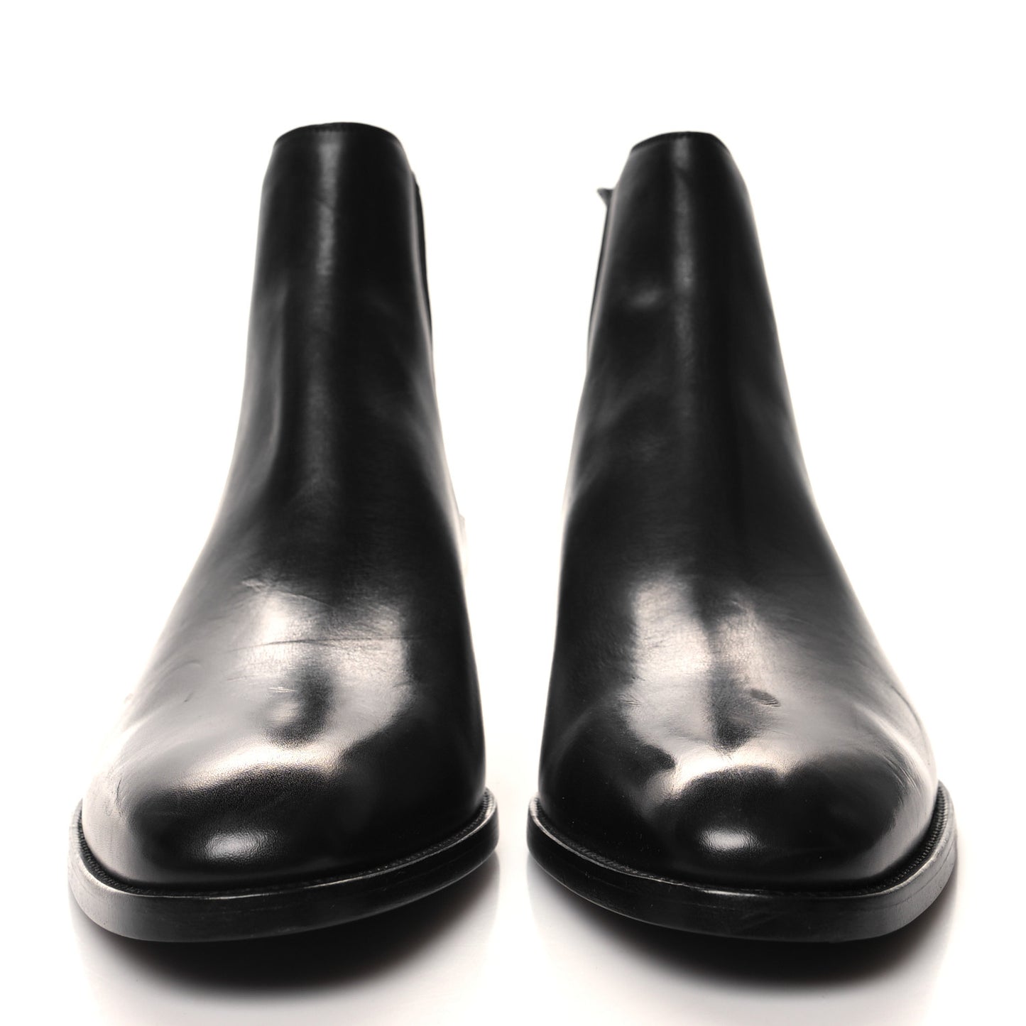 Calfskin Mens Wyatt Chelsea Boots 41 Black