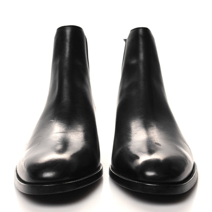 Saint Laurent Calfskin Mens Wyatt Chelsea Boots 41 Black 2 of 10