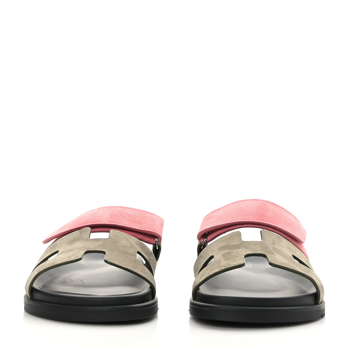 Suede Goatskin Womens Chypre Sandals 40.5 Toundra Rose Du Desert