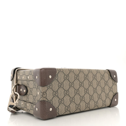 Gucci GG Supreme Monogram Globe-Trotter Beauty Case Brown 4 of 10