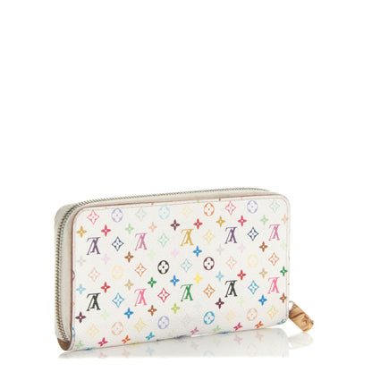 Louis Vuitton Monogram Multicolor Zippy Wallet White 3 of 7