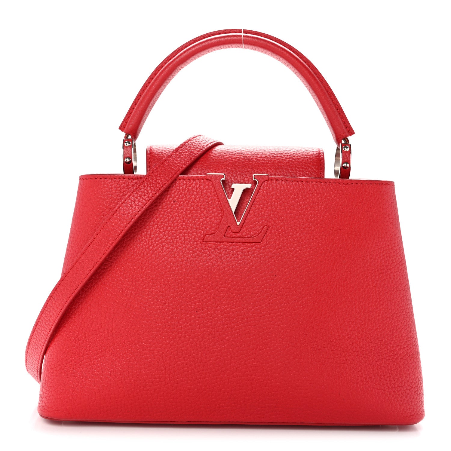 Louis Vuitton Taurillon Capucines PM Rubis 1 of 12