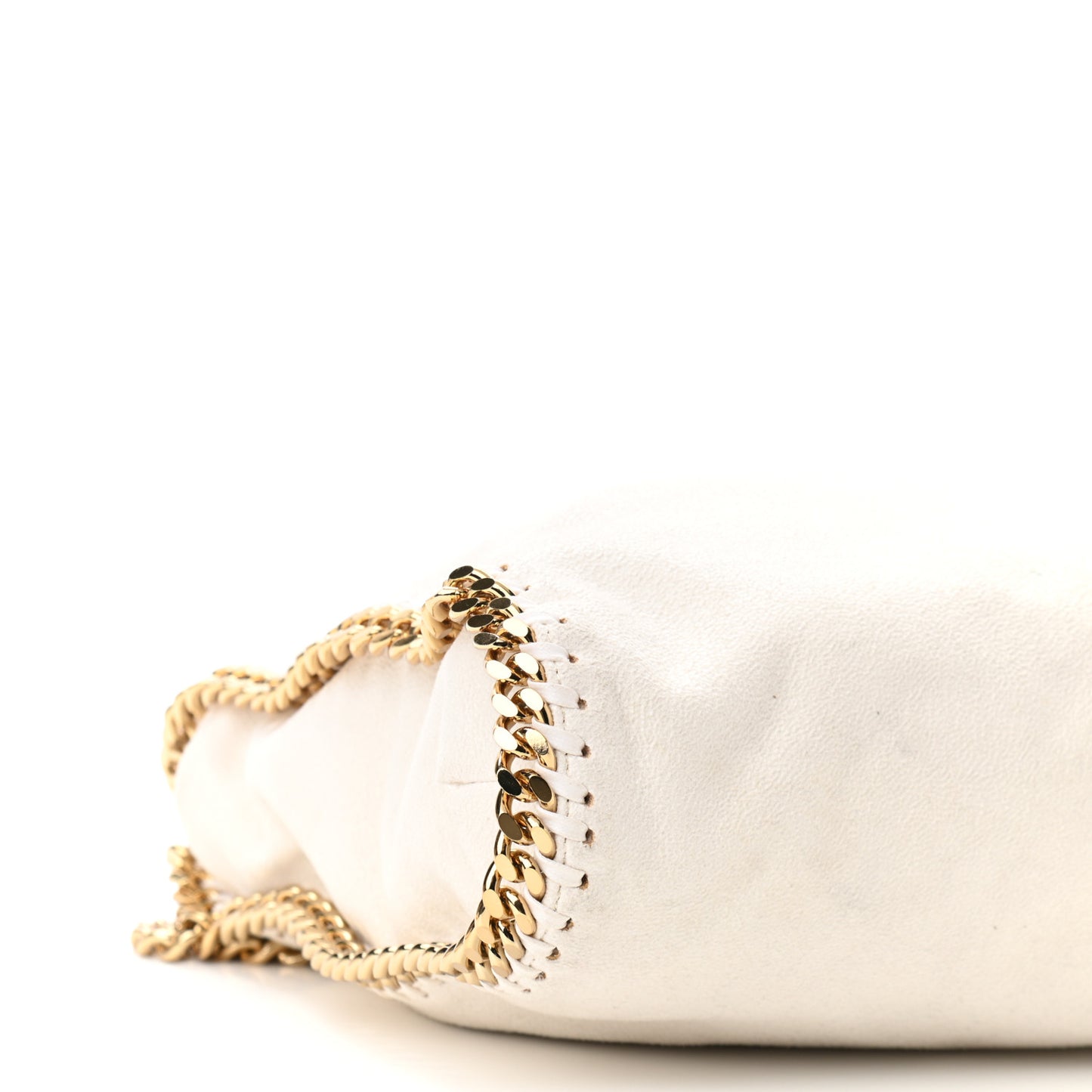 Shaggy Deer Small Falabella Tote White
