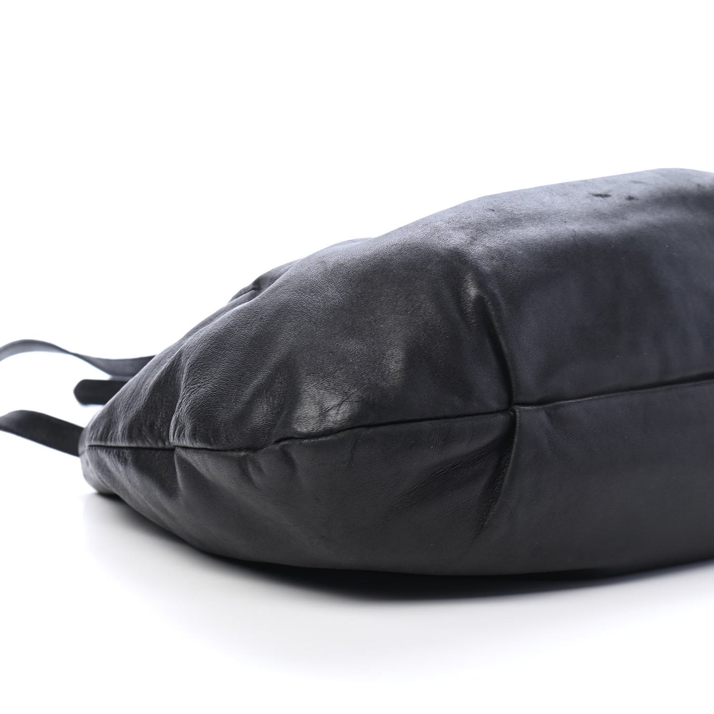 Soft Calf Shopping Tote Black