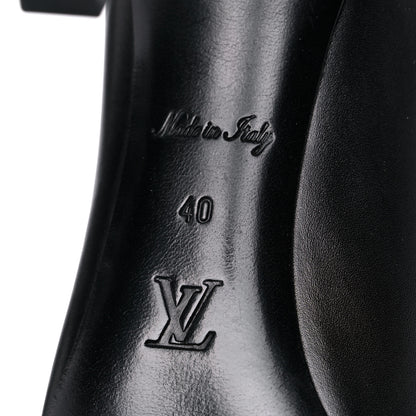 Louis Vuitton Calfskin Urban Twist Pumps 40 Black 6 of 16