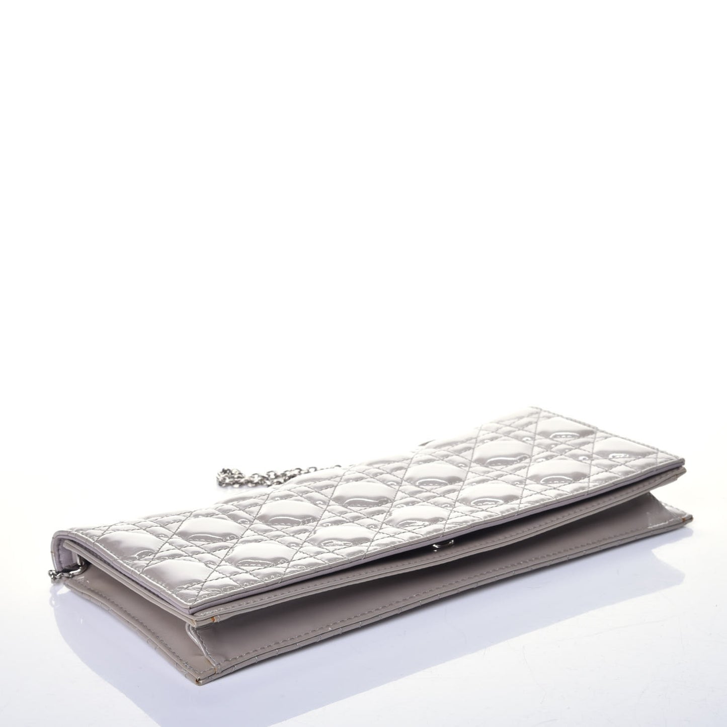 Patent Cannage Rendezvous Chain Wallet Grey