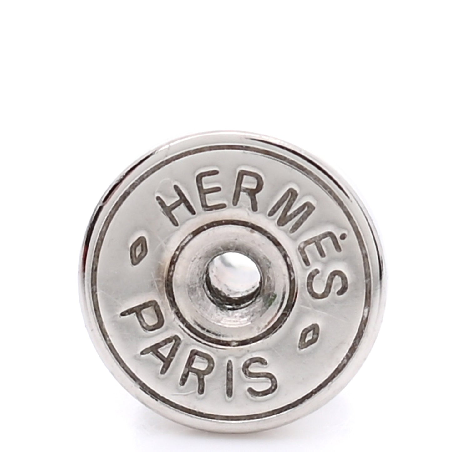 Palladium Lacquered Mini Pop H Earrings Jaune Sature