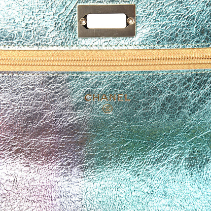 Chanel Metallic Goatskin Quilted 2.55 Reissue Wallet on Chain WOC Multicolor 5 of 10