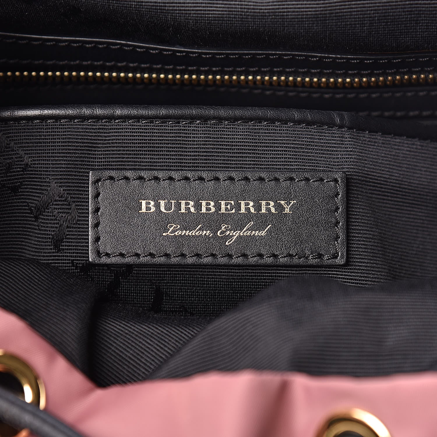 Burberry Nylon Medium Rucksack Backpack Mauve Pink 7 of 10