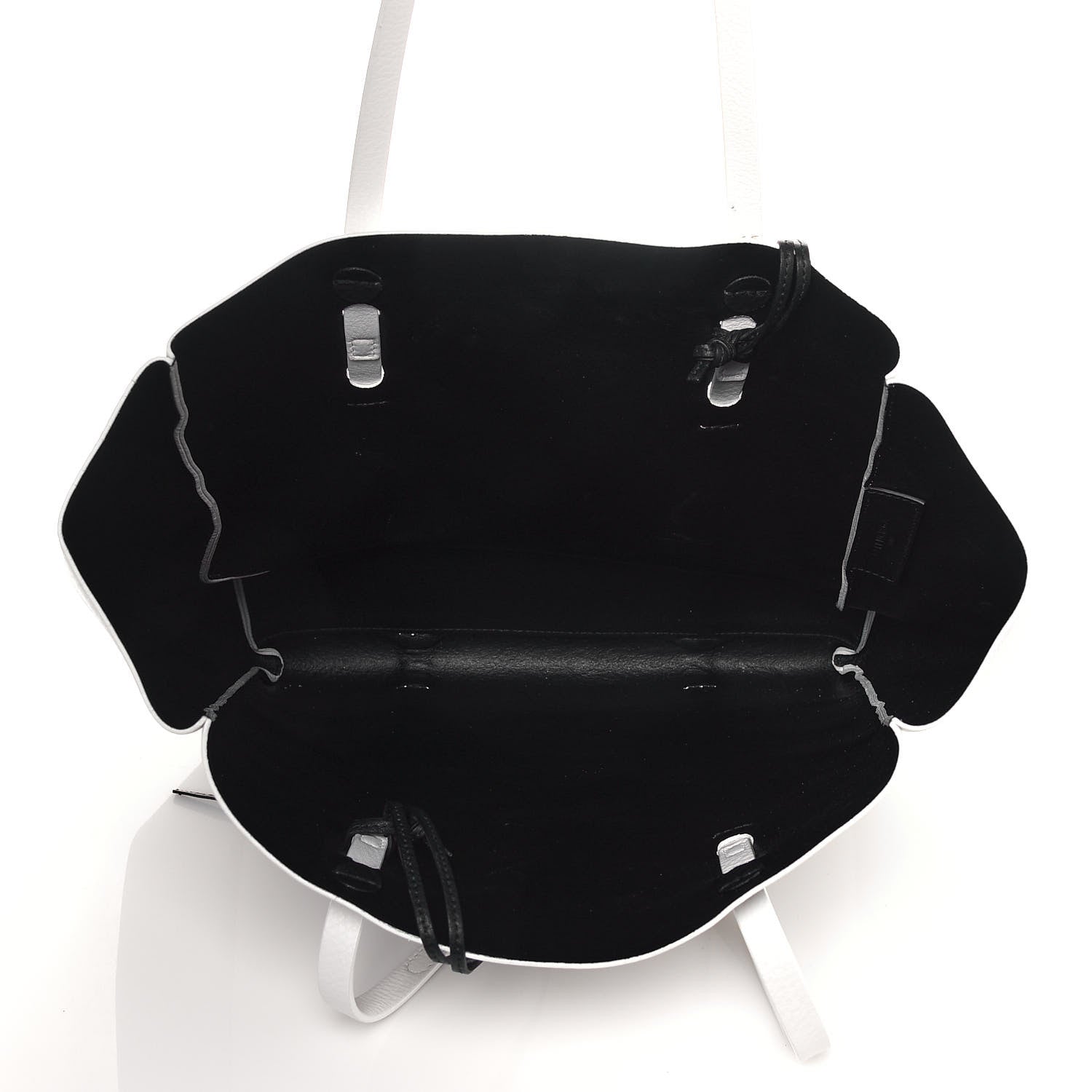 Balenciaga Veau Baltimore Double Sided Small Everyday Tote Optic White Black 5 of 18