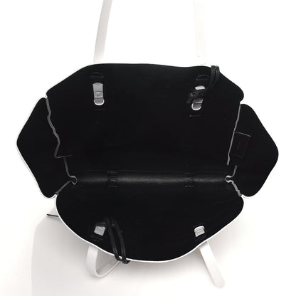 Balenciaga Veau Baltimore Double Sided Small Everyday Tote Optic White Black 5 of 18