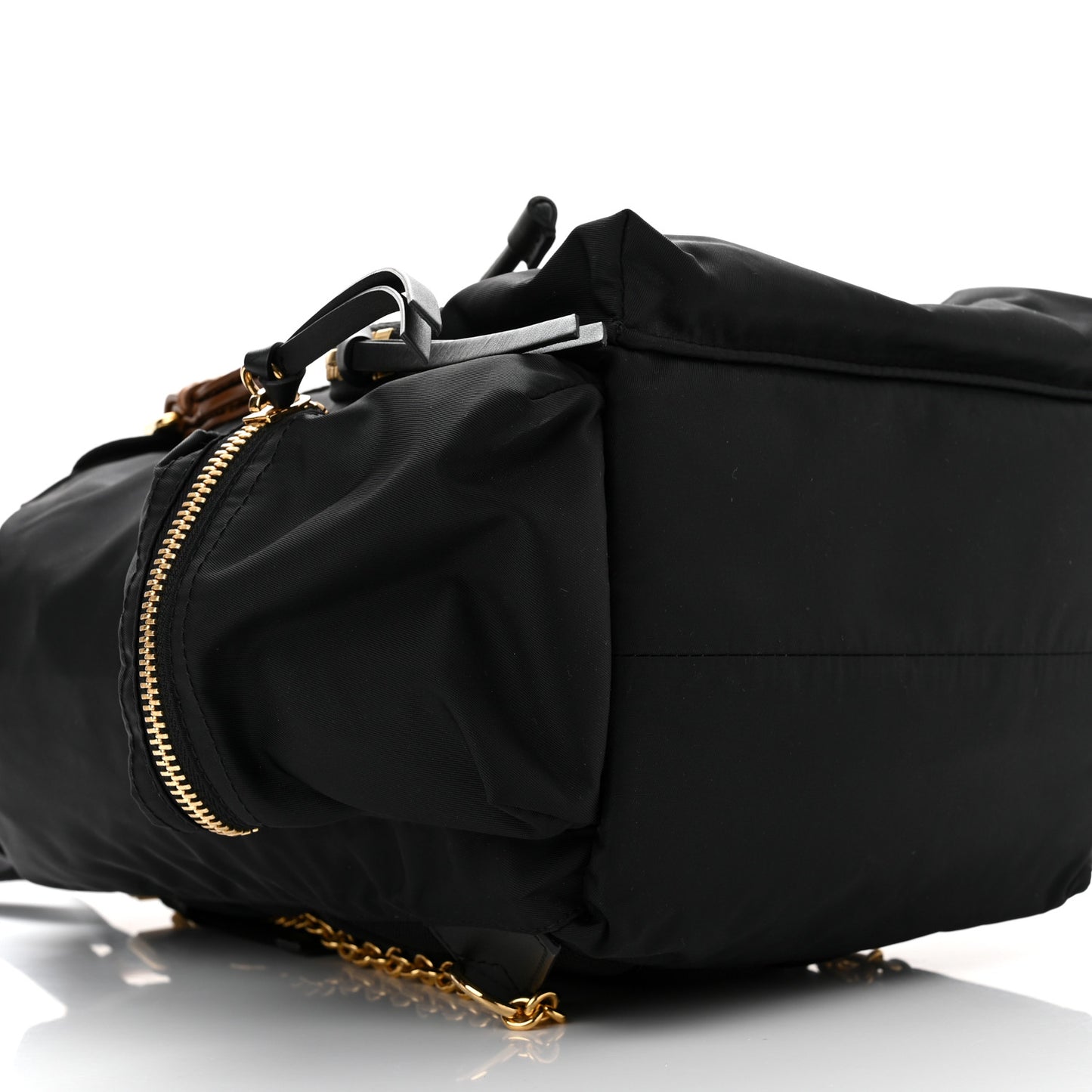 Nylon Medium Rucksack Backpack Black