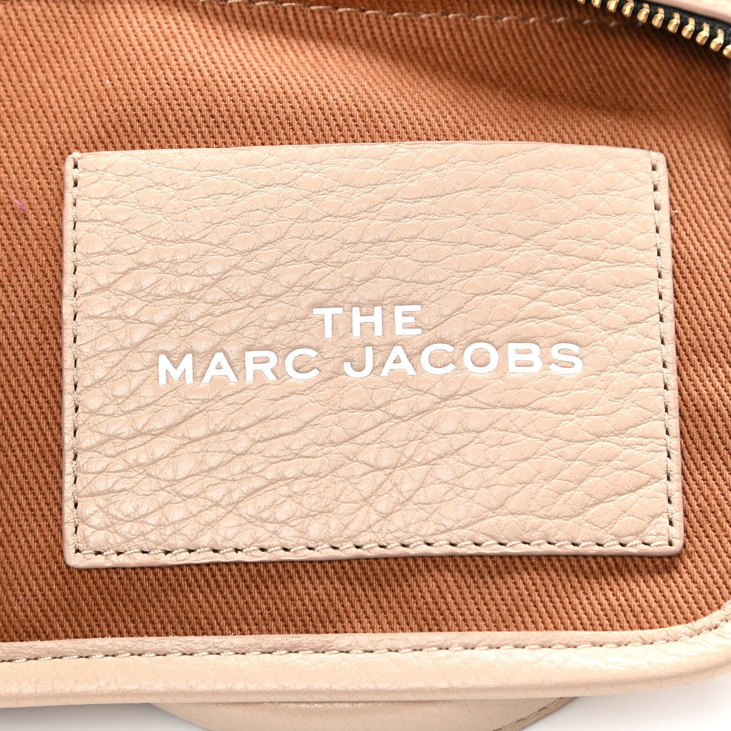 Marc Jacobs Grained Calfskin Small The Tote Bag Twine 6 of 10