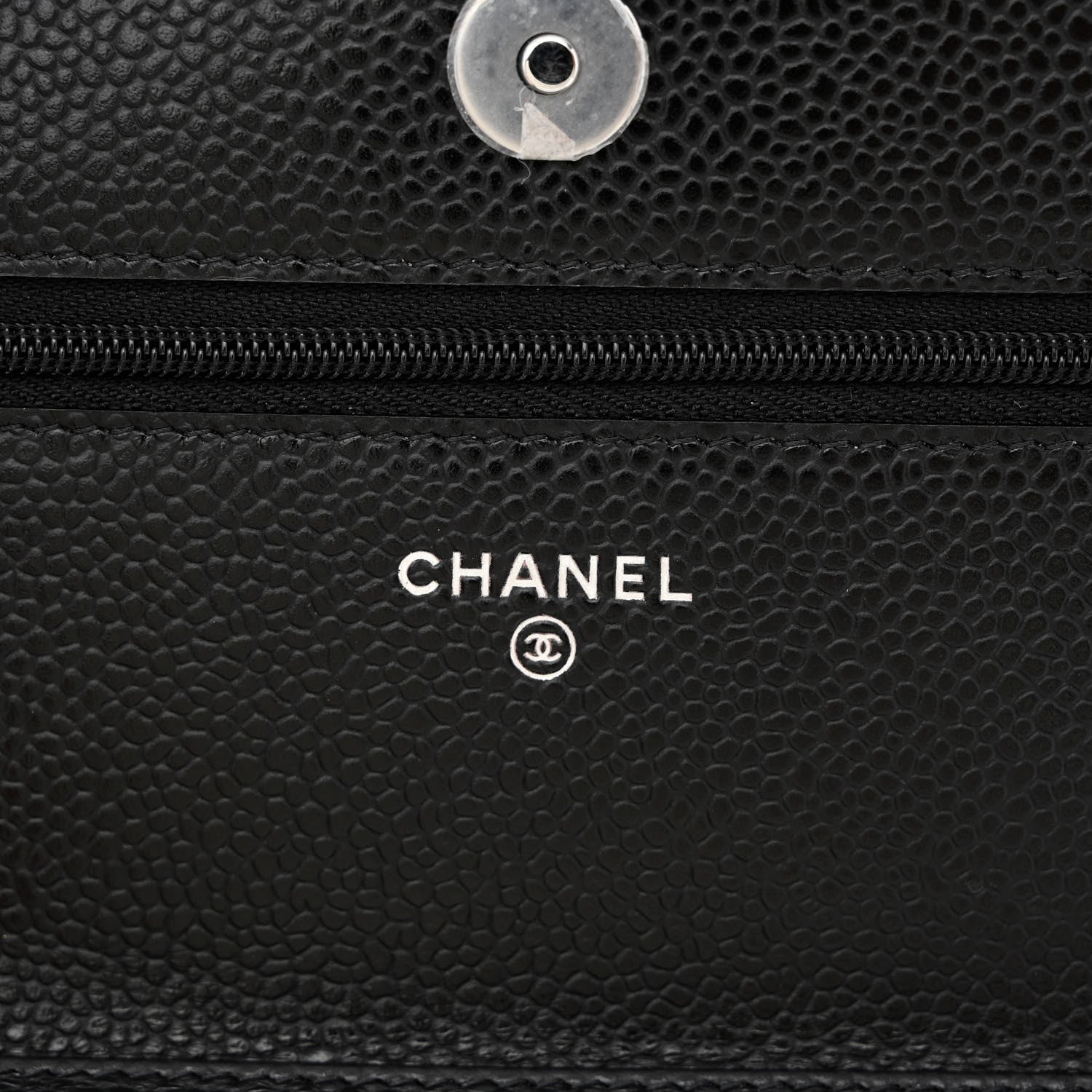 Chanel Caviar Quilted Wallet On Chain WOC Black 6 of 12