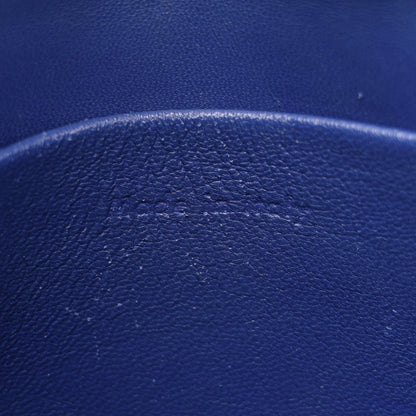 Celine Grained Calfskin Small Trotteur  Indigo 6 of 13