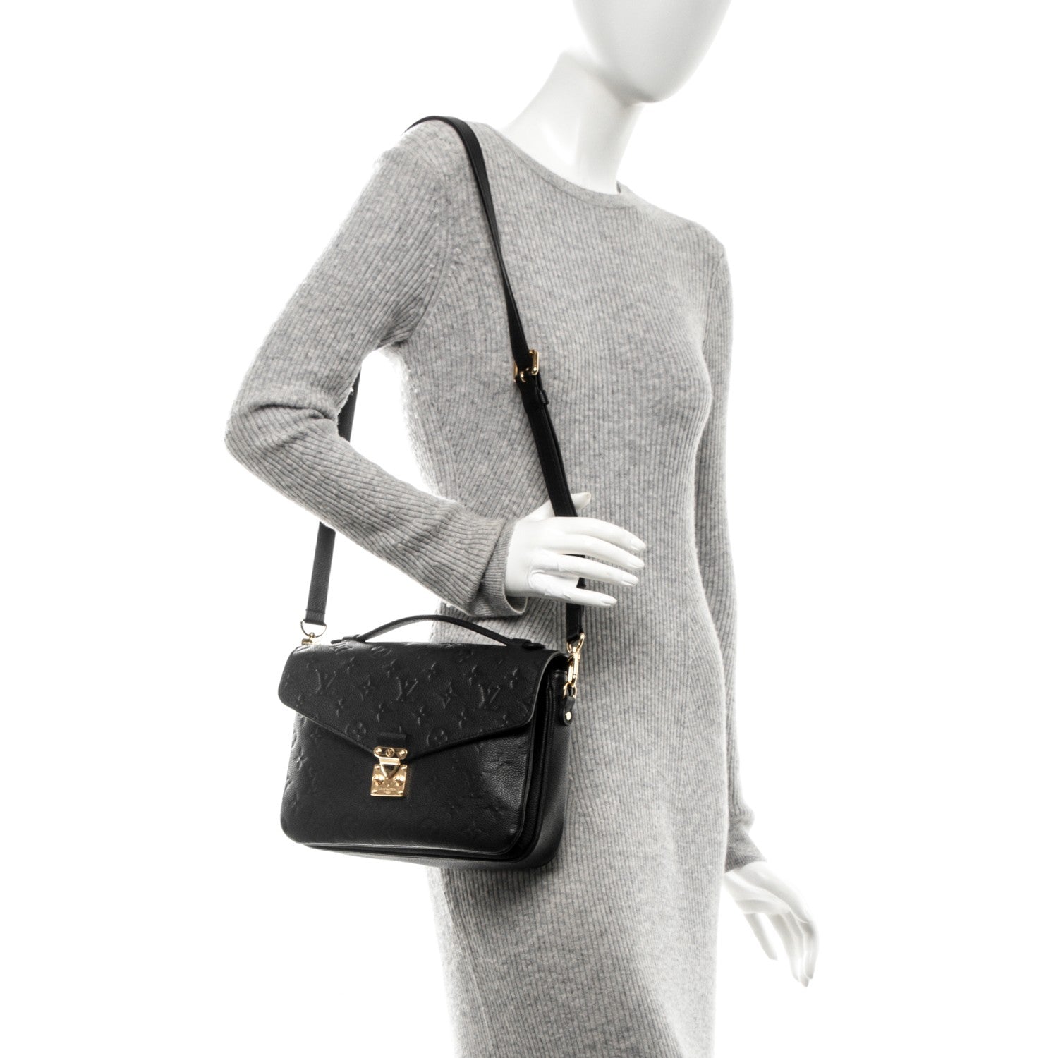 Louis Vuitton Empreinte Pochette Metis Black 2 of 8