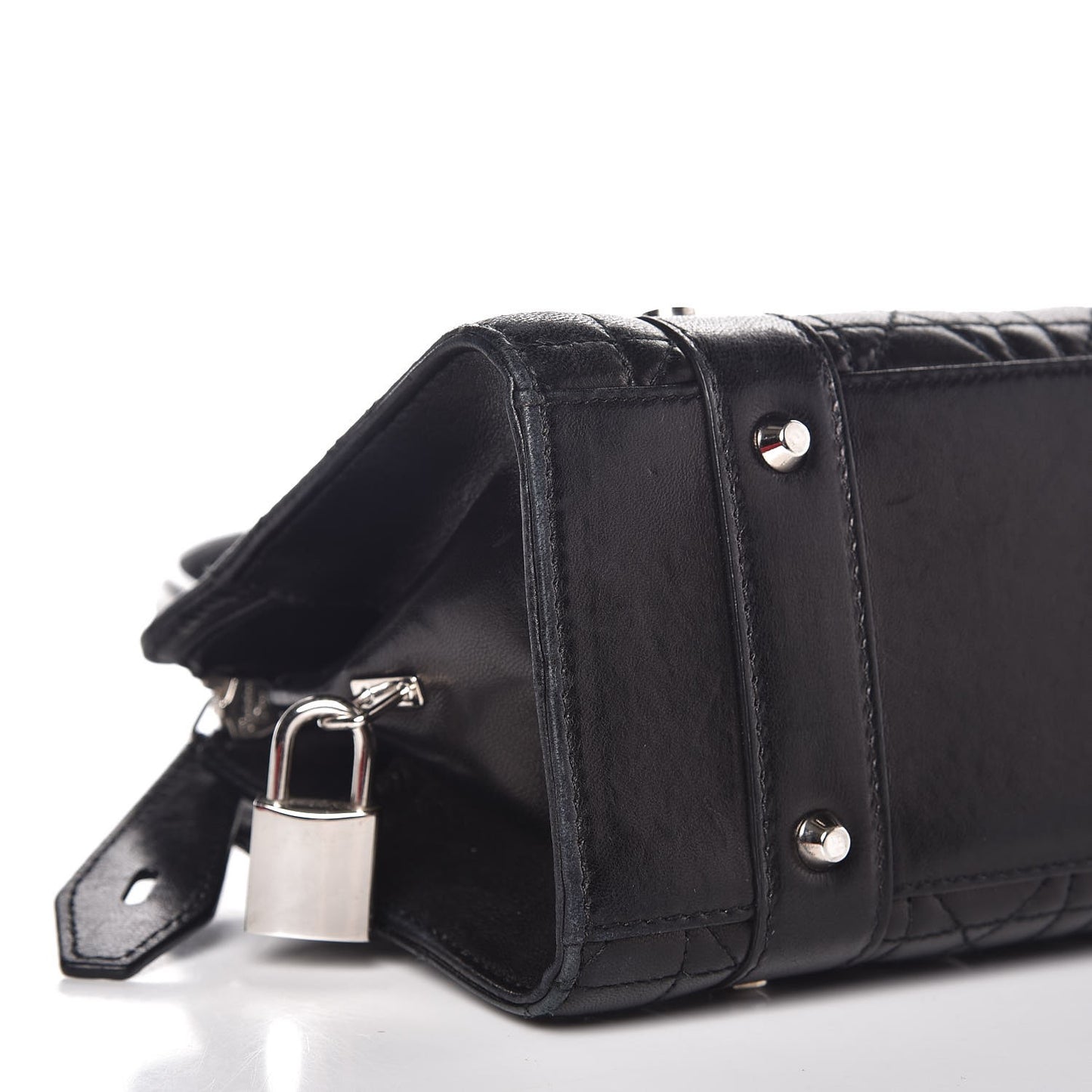 Lambskin Cannage Soft Lady Dior East West Black