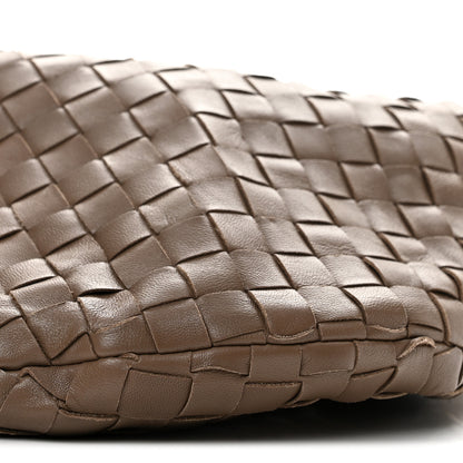 Bottega Veneta Nappa Intrecciato Teen Jodie Hobo Taupe Grey 10 of 11