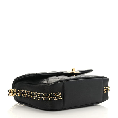 Chanel Caviar Quilted Small CC You Flap Black 4 of 9