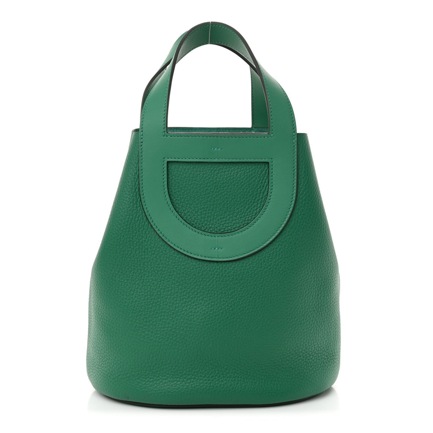 Hermes Taurillon Clemence Swift In-The-Loop 23 Bag Vert Vertigo 1 of 11