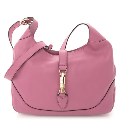 Gucci Soft Grained Calfskin Small Jackie Hobo Pink 1 of 10