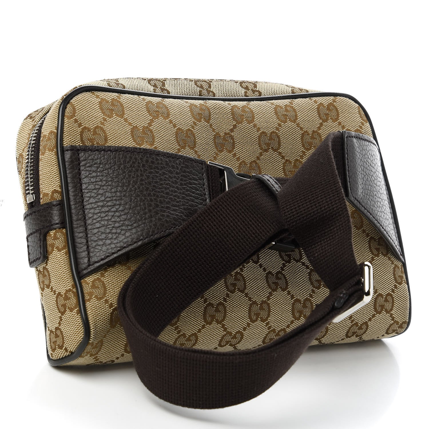 Gucci Monogram Belt Bag Dark Brown 3 of 10