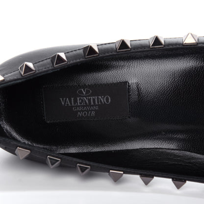 Valentino Garavani Nappa Rockstud Ballerina Flats 37 Black 8 of 10