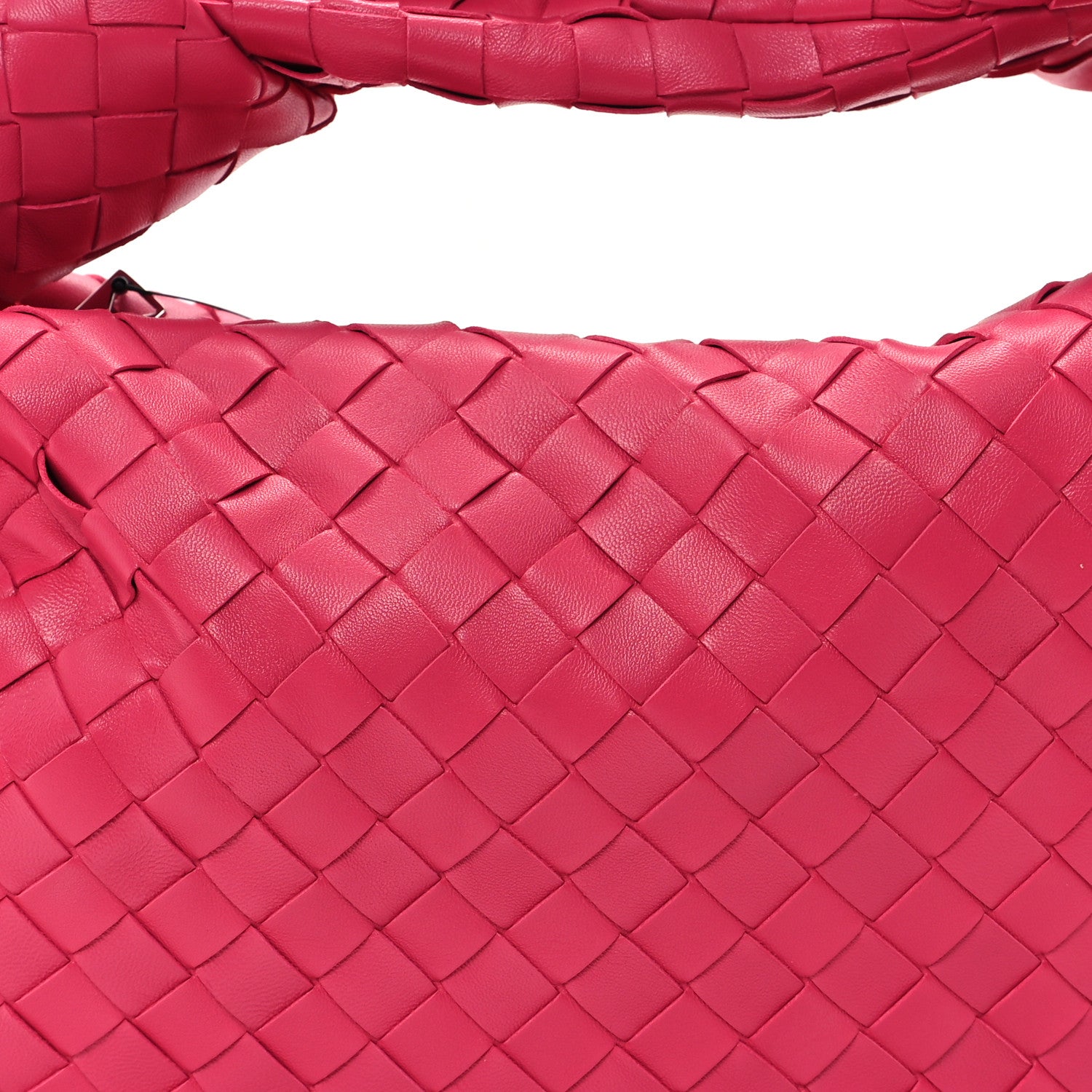 Bottega Veneta Nappa Intrecciato Teen Jodie Hobo Cranberry 8 of 11